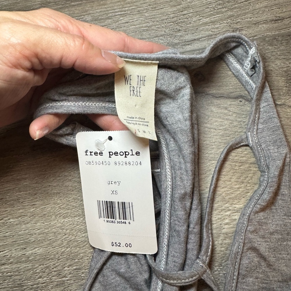 SOLD Free People We The Free Lo Lo Tank – XS | Twisted Strap Racerback, - Picture 6 of 7